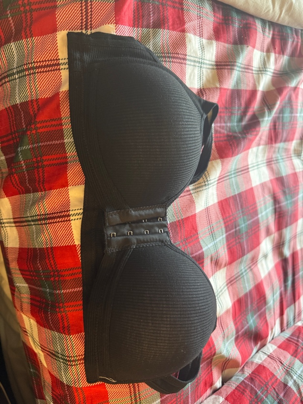 Black Strapless Molded Cup Bra